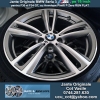 Original, Genuine Rims and Wheels Set, Jante Originale BMW M Pack Seria 3 model F30, F34 GT, Styling 446, Polisate, Noi, pe 19 inch